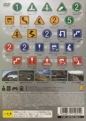 Gran Turismo 4 - Prologue (Japan) (PlayStation 2 Racing Pack Doukonban) box cover back